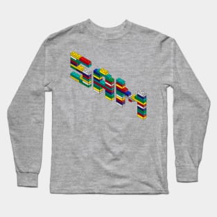 Sam made from building bricks Long Sleeve T-Shirt